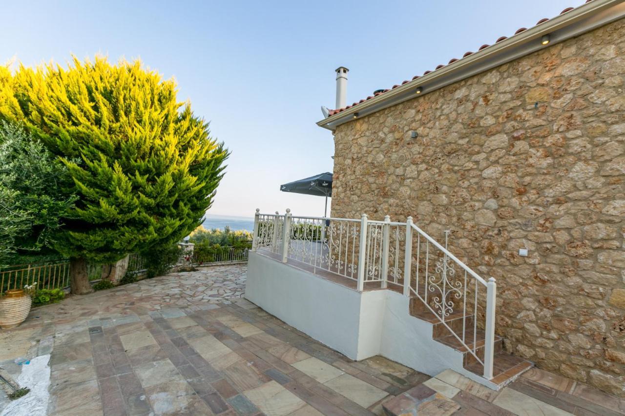 Koroni Zaga Beach- Seascape Luxury Villa Costiana Dış mekan fotoğraf